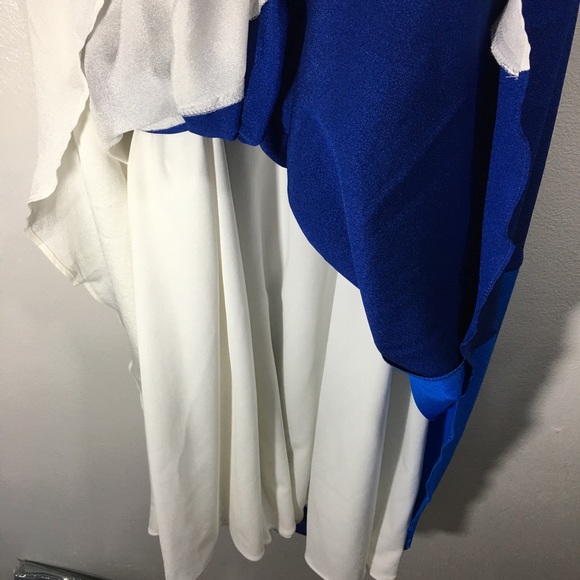 Lane Bryant Color Block Blue Dress - Picture 5 of 8